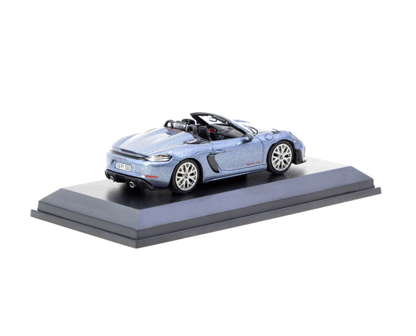 Tarmac Works - Porsche 718 Spyder RS Vanadium Gray Metallic -Collab64 Minichamps - Scale 1/64 643064003