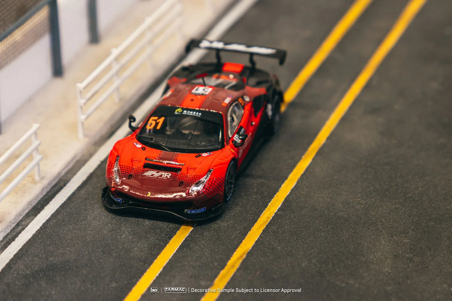 Tarmac Works - Ferrari 488 GT3 Macau GT Cup 2022 Harmony Racing Chen Weian - HOBBY64 - Scale 1/64 T64-072-22MGP51