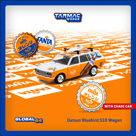 Tarmac Works - Datsun Bluebird 510 Wagon FANTA - GLOBAL64 - Scala 1/64 T64G-026-FA