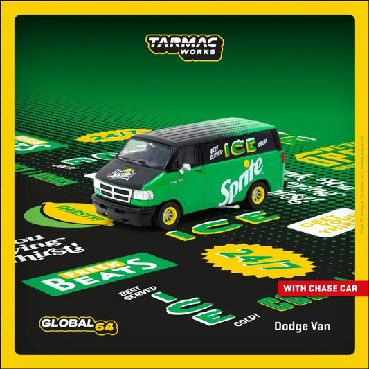 Tarmac Works - Dodge Van Sprite Delivery Van - Scale 1/64 T64G-TL032-SP