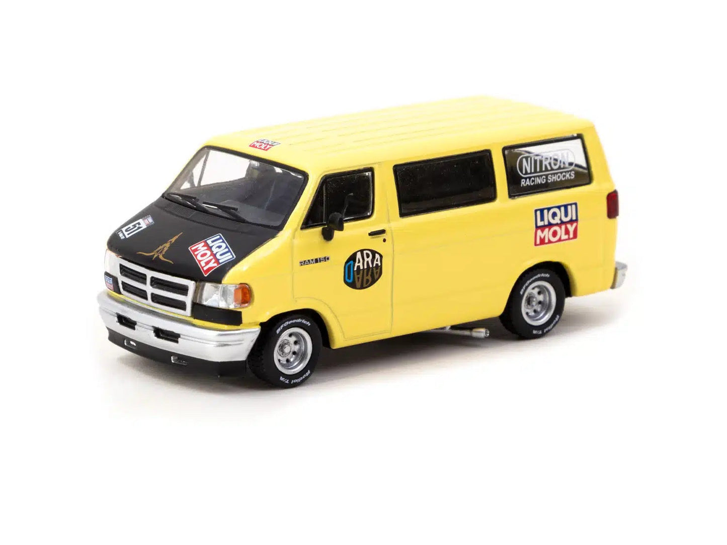 Tarmac Works - Dodge Van Yellow - GLOBAL64 - Scala 1/64 T64G-TL032-YL