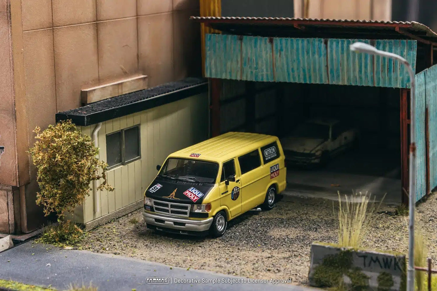 Tarmac Works - Dodge Van Yellow - GLOBAL64 - Scala 1/64 T64G-TL032-YL