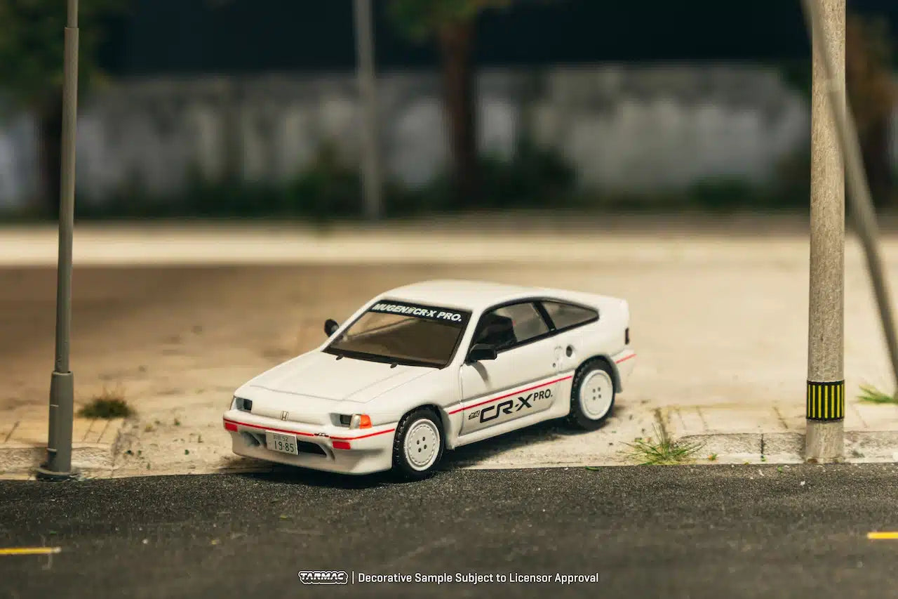 Tarmac Works - Honda Ballade Sports MUGEN CR-X PRO White - GLOBAL64 - Scale 1/64 T64G-TL058-WH