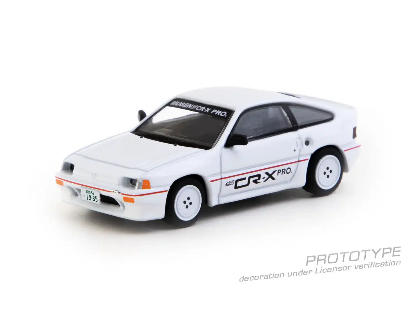 Tarmac Works - Honda Ballade Sports MUGEN CR-X PRO White - GLOBAL64 - Scale 1/64 T64G-TL058-WH