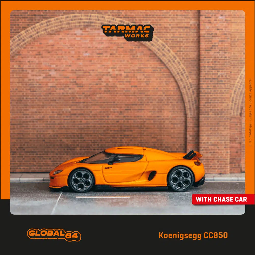 Tarmac Works - Koenigsegg CC850 Orange - GLOBAL64 - Scale 1/64 T64G-TL051-OR