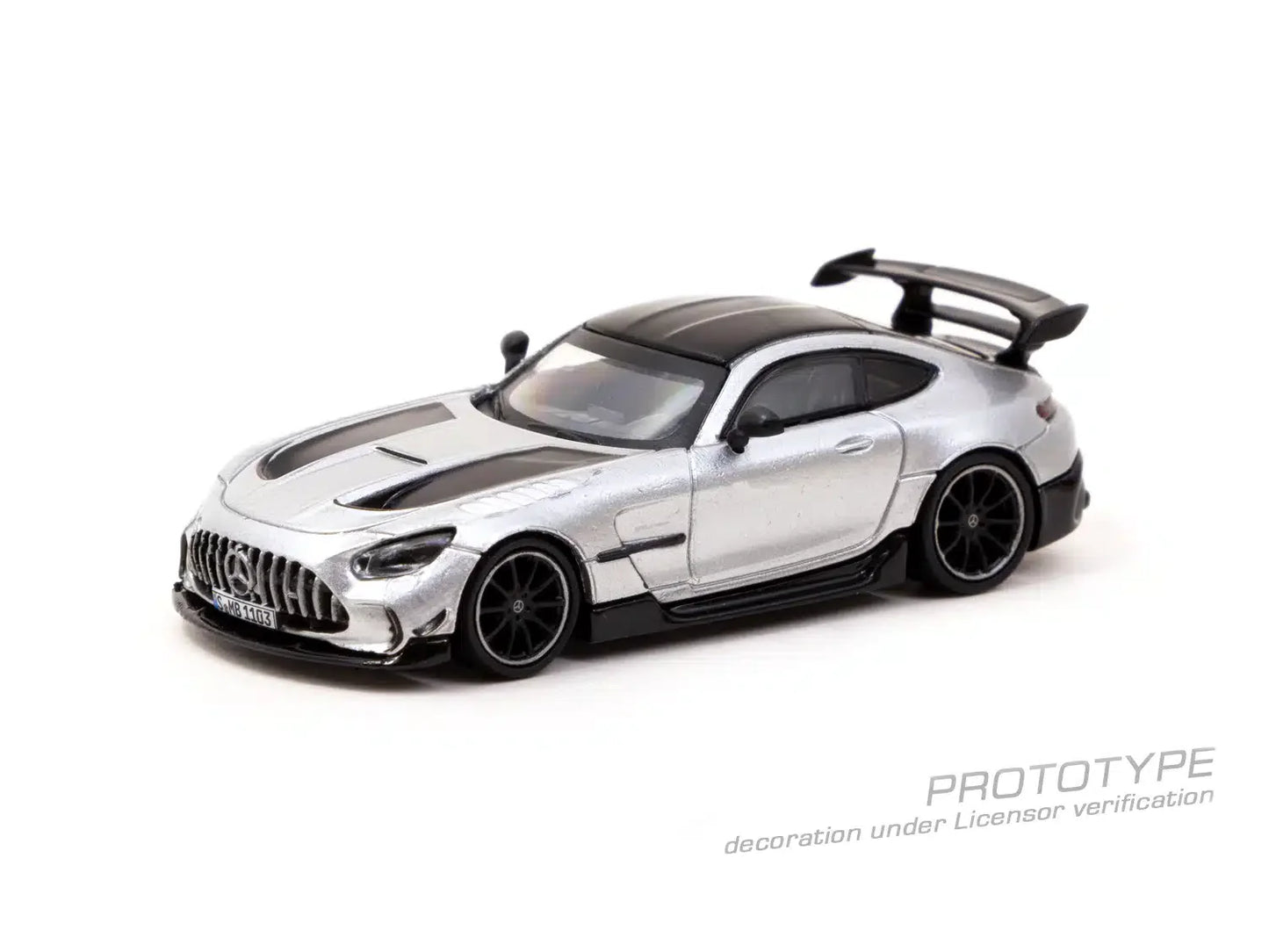 Tarmac Works - Mercedes-Benz AMG GT Black Series Silver Metallic - GLOBAL64 - Scale 1/64 T64G-042-SL
