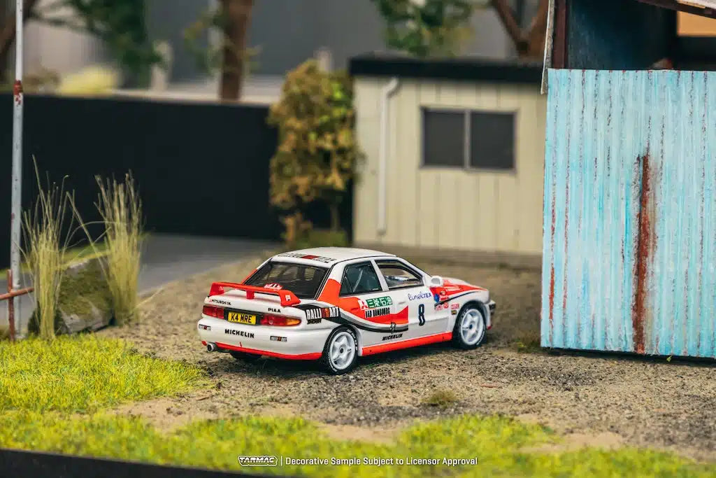 Tarmac Works - Mitsubishi Lancer Evolution Rallye Monte-Carlo 1993 - GLOBAL64 - Scale 1/64 T64G-048-93MCR08