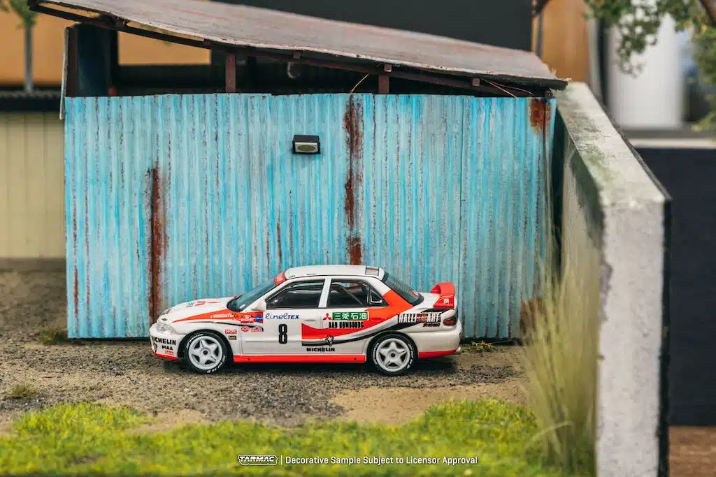 Tarmac Works - Mitsubishi Lancer Evolution Rallye Monte-Carlo 1993 - GLOBAL64 - Scale 1/64 T64G-048-93MCR08