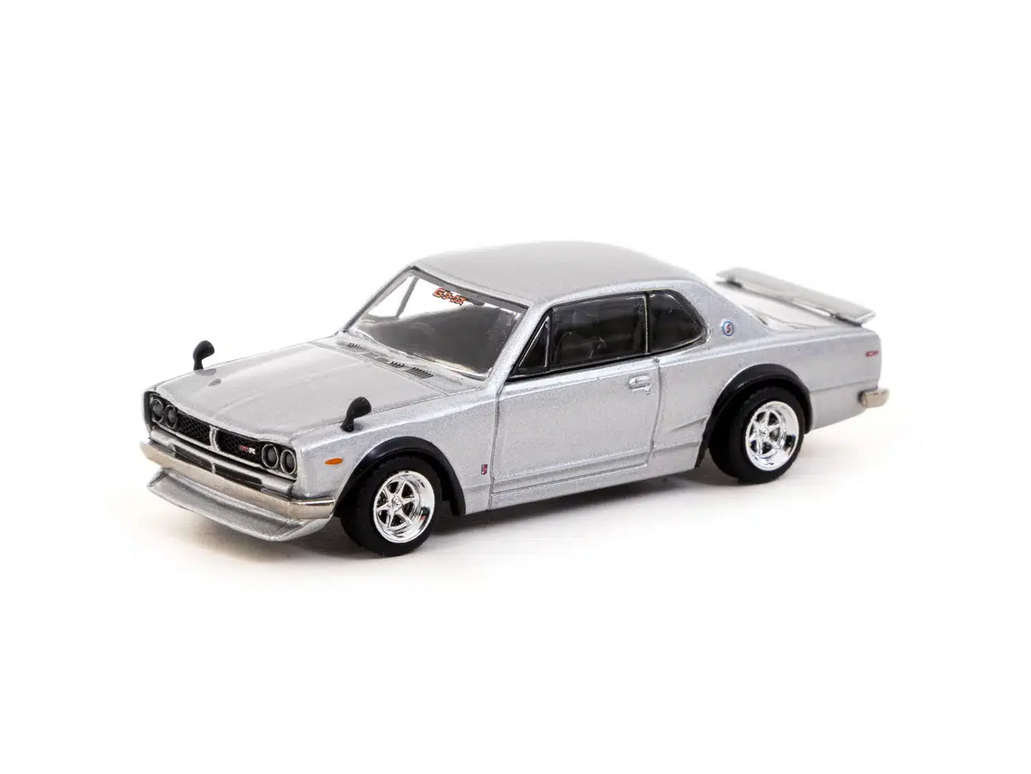 Tarmac Works - Nissan Skyline 2000 GT-R (KPGC10) Silver Special Edition "Global64" Series - Scale 1/64 T64G-043-SL2