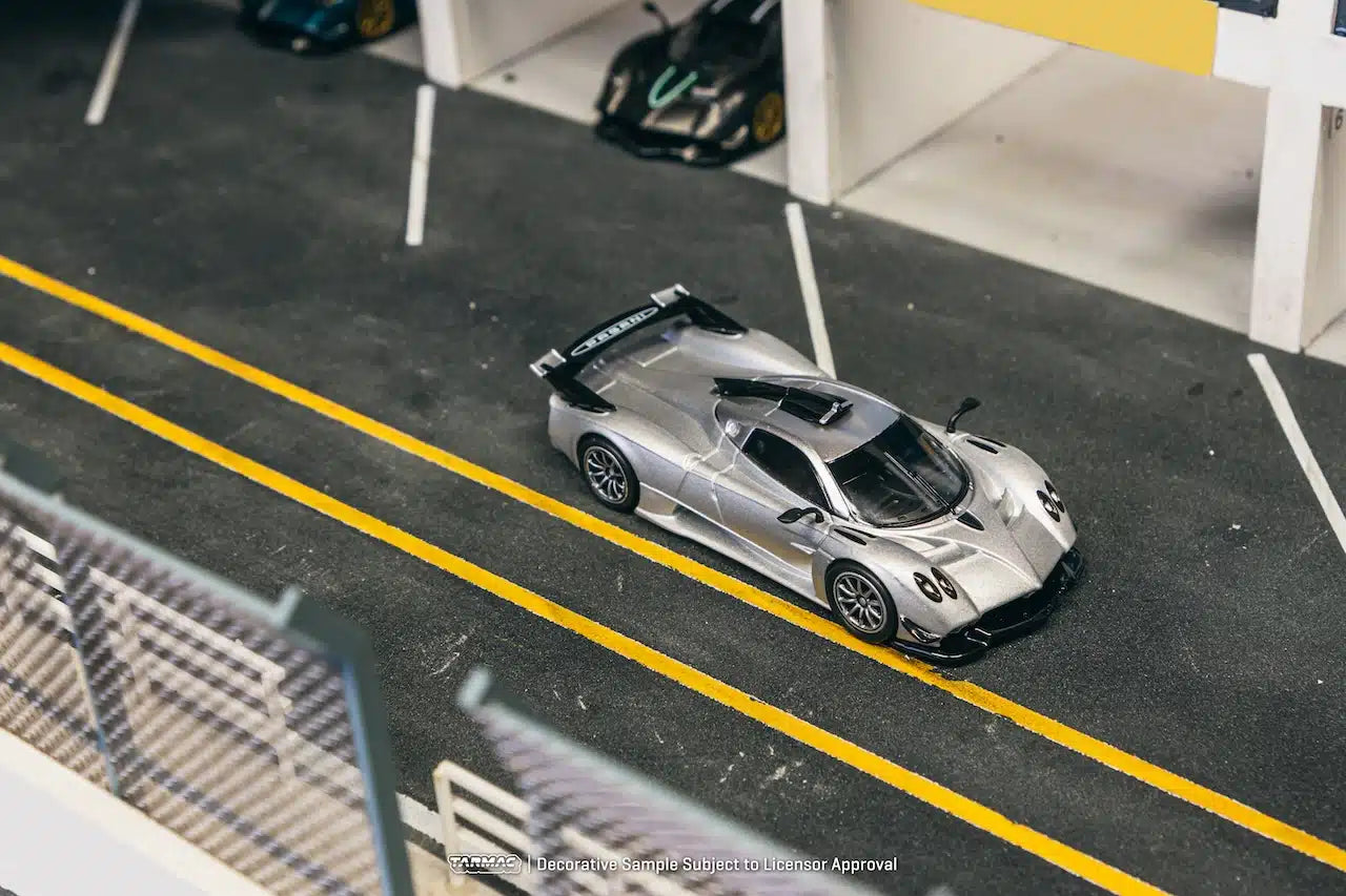 Tarmac Works - Pagani Huayra R Satin Silver - GLOBAL64 - Scale 1/64 T64G-TL035-SL