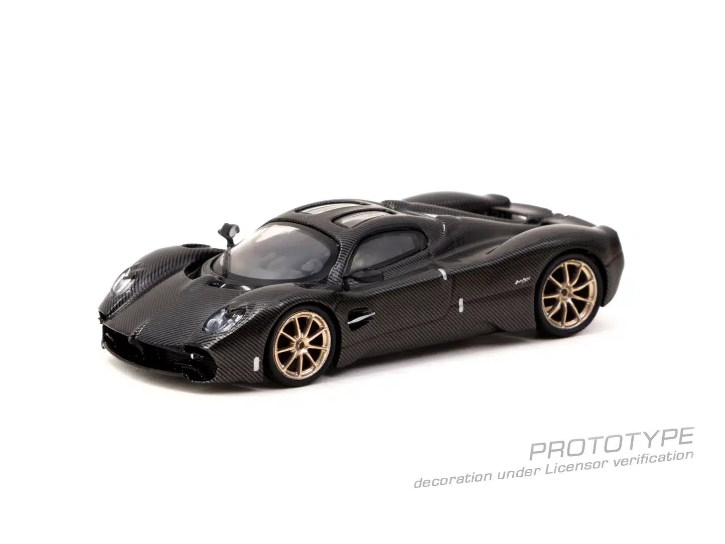 Tarmac Works - Pagani Utopia Black Carbon Fiber - GLOBAL64 - Scale 1/64 T64G-TL055-BCF