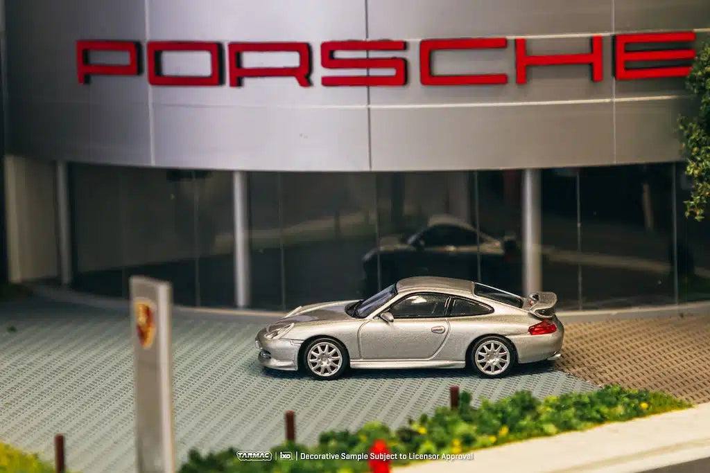 Tarmac Works - Porsche 911 GT3 (type 996) Silver - GLOBAL64 - Scala 1/64 T64G-069-SL