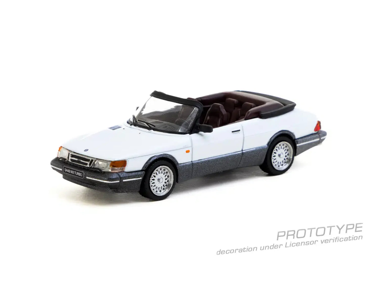 Tarmac Works - Saab 900 Turbo Convertible White - GLOBAL64 - Scale 1/64 T64G-067-WH
