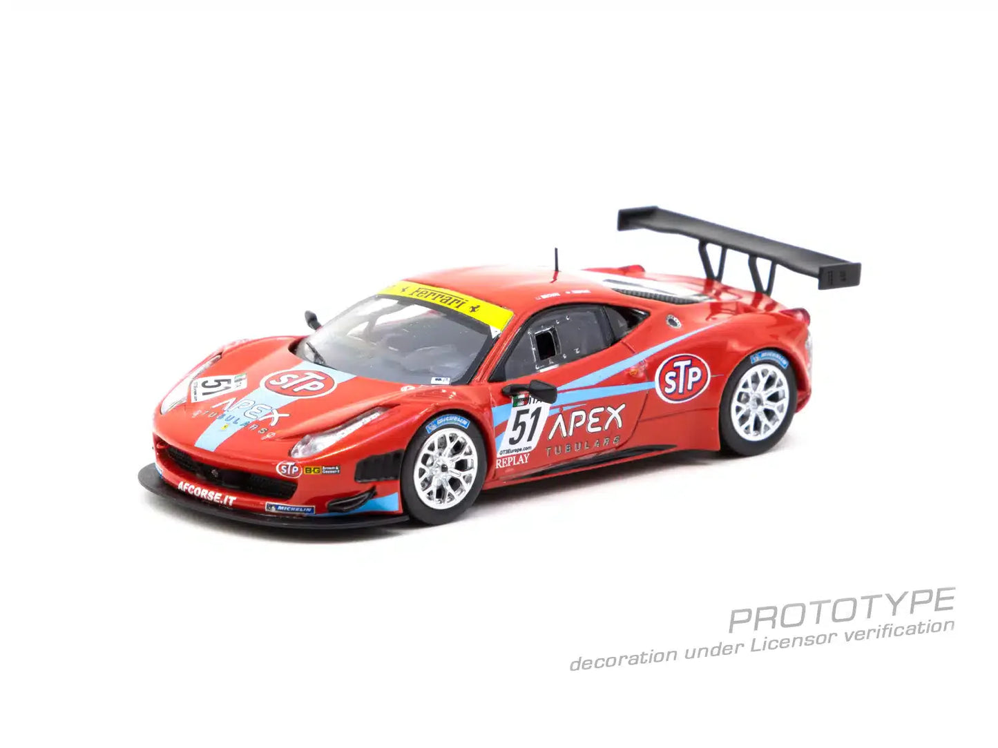 Tarmac Works - Ferrari 458 Italia GT3 FIA GT3 Europe 2011 - HOBBY64 - Scale 1/64 T64-073-11FGE51