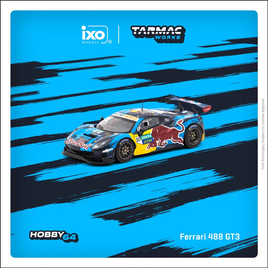 Ferrari 488 GT3 DTM 2021 Monza Race 1 Winner Liam Lawson - Tarmac Works - HOBBY64 - Scale 1/64 T64-072-21DTM30