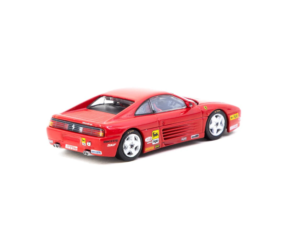 Tarmac Works - Ferrari 348 Challenge Presentation Red - HOBBY64 - Scala 1/64 T64-082-PRE