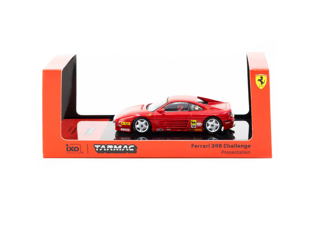 Tarmac Works - Ferrari 348 Challenge Presentation Red - HOBBY64 - Scala 1/64 T64-082-PRE