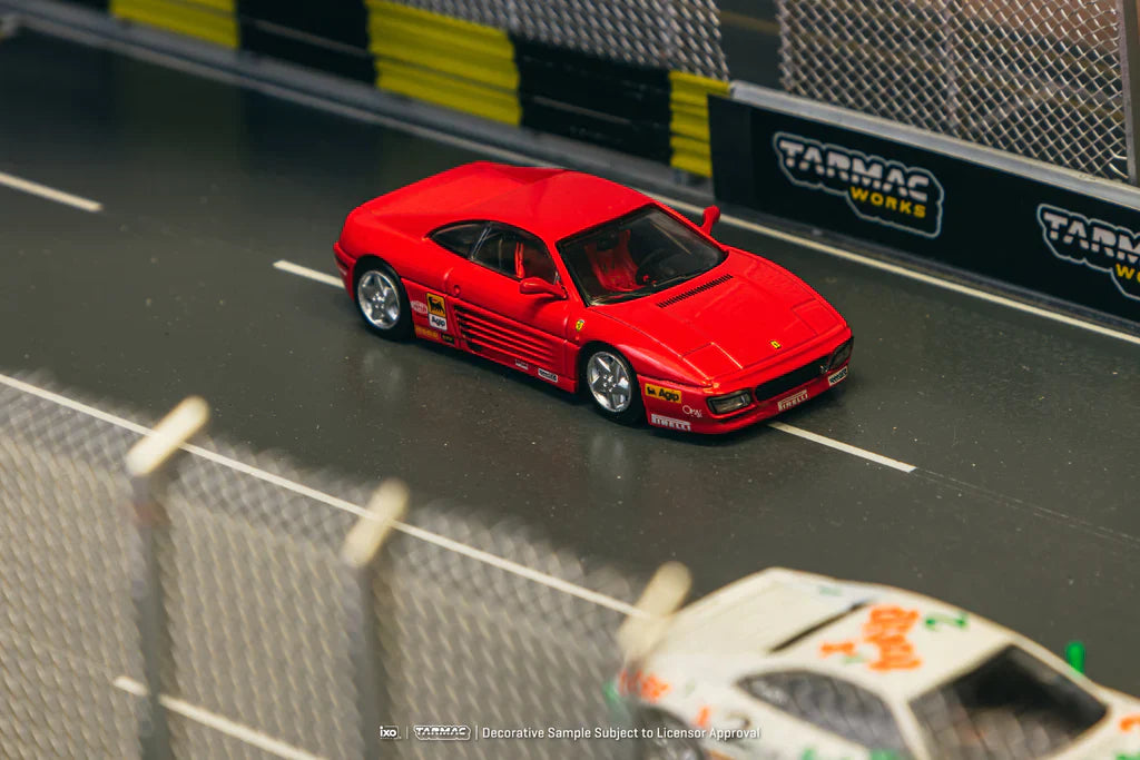 Tarmac Works - Ferrari 348 Challenge Presentation Red - HOBBY64 - Scala 1/64 T64-082-PRE