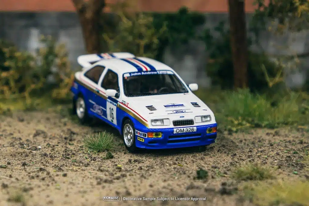 Tarmac Works - Ford Sierra RS Cosworth Rally of New Zealand 1989 - HOBBY64 - Scala 1/64 T64-058-89NZR16
