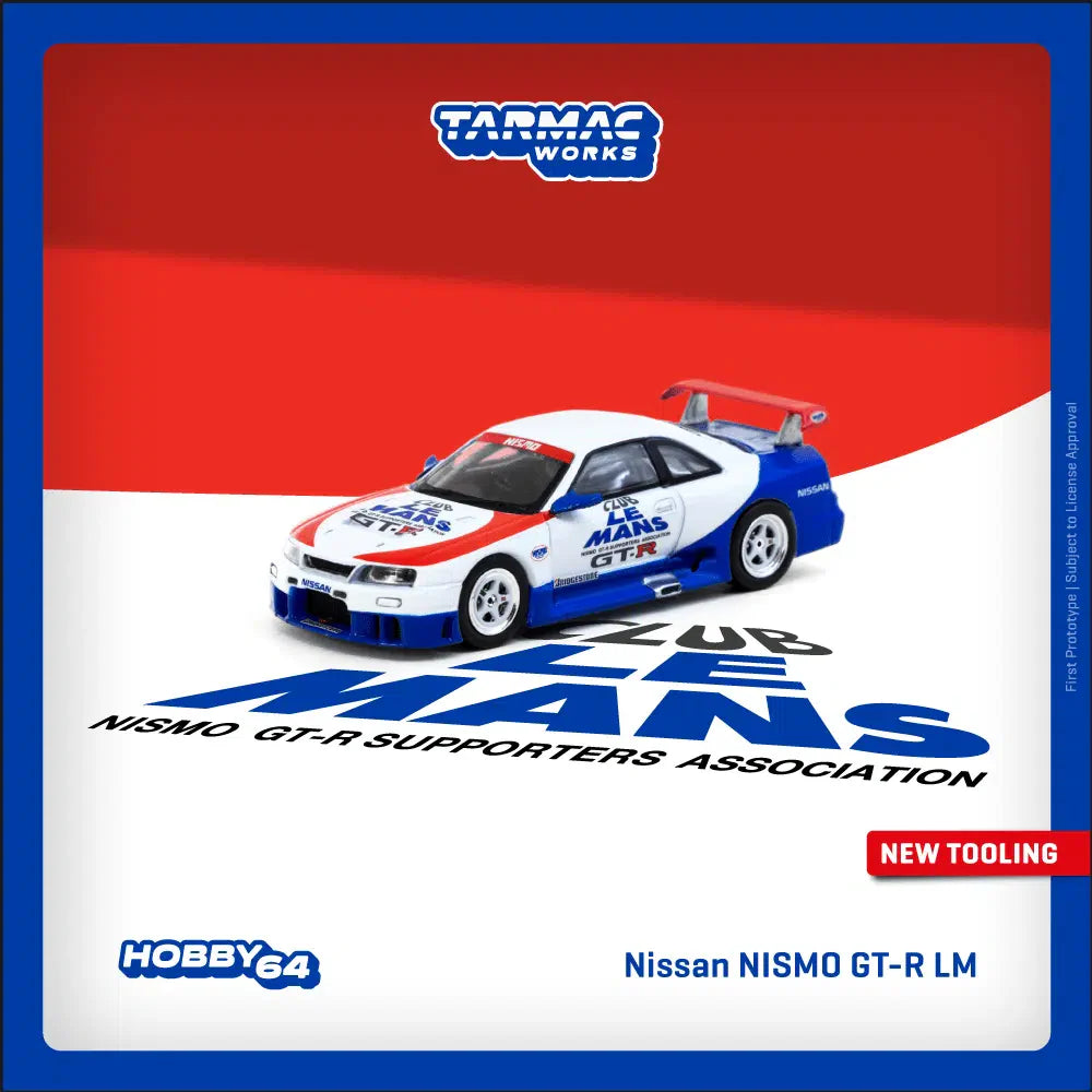 Tarmac Works - Nissan NISMO GT-R LM (1995 Launch Car) - HOBBY64 - Scale 1/64 T64-067-TC
