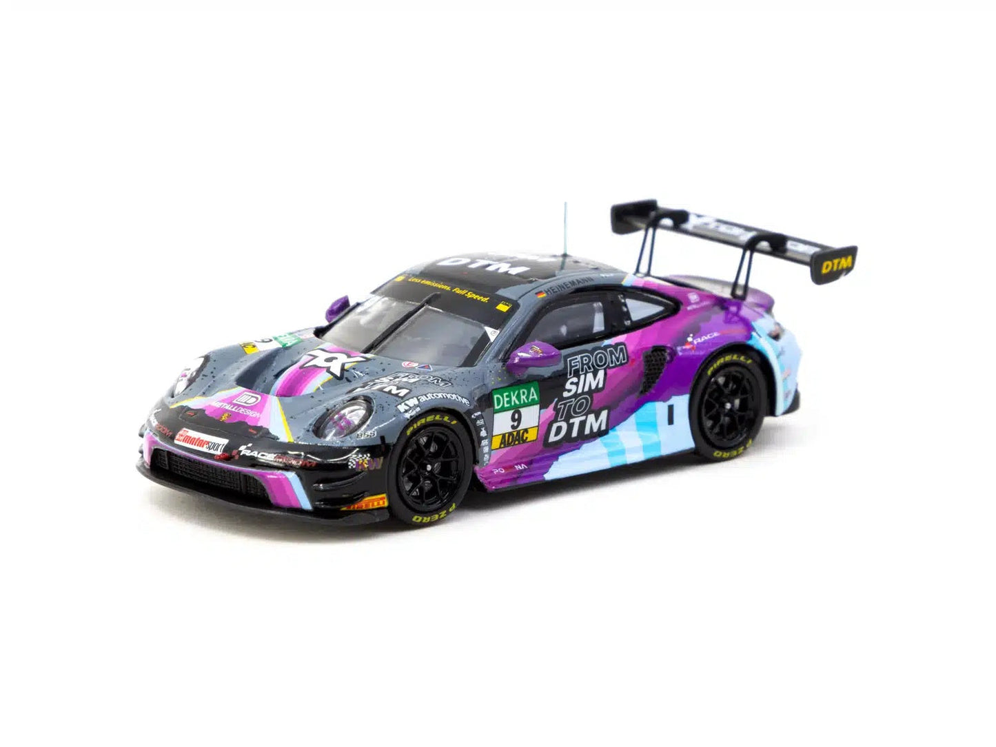Tarmac Works - Porsche 911 GT3 R DTM 2023 Tim Heinemann - HOBBY64 - Scale 1/64 T64-084-23DTM09