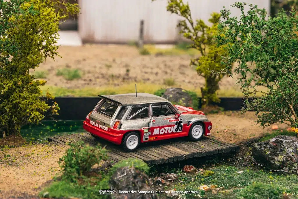 Tarmac Works - Renault 5 MAXI Turbo European Hill-Climb Championship 1987 Giovanni Rossi - HOBBY64 - Scale 1/64 T64-TL061-87EHC35