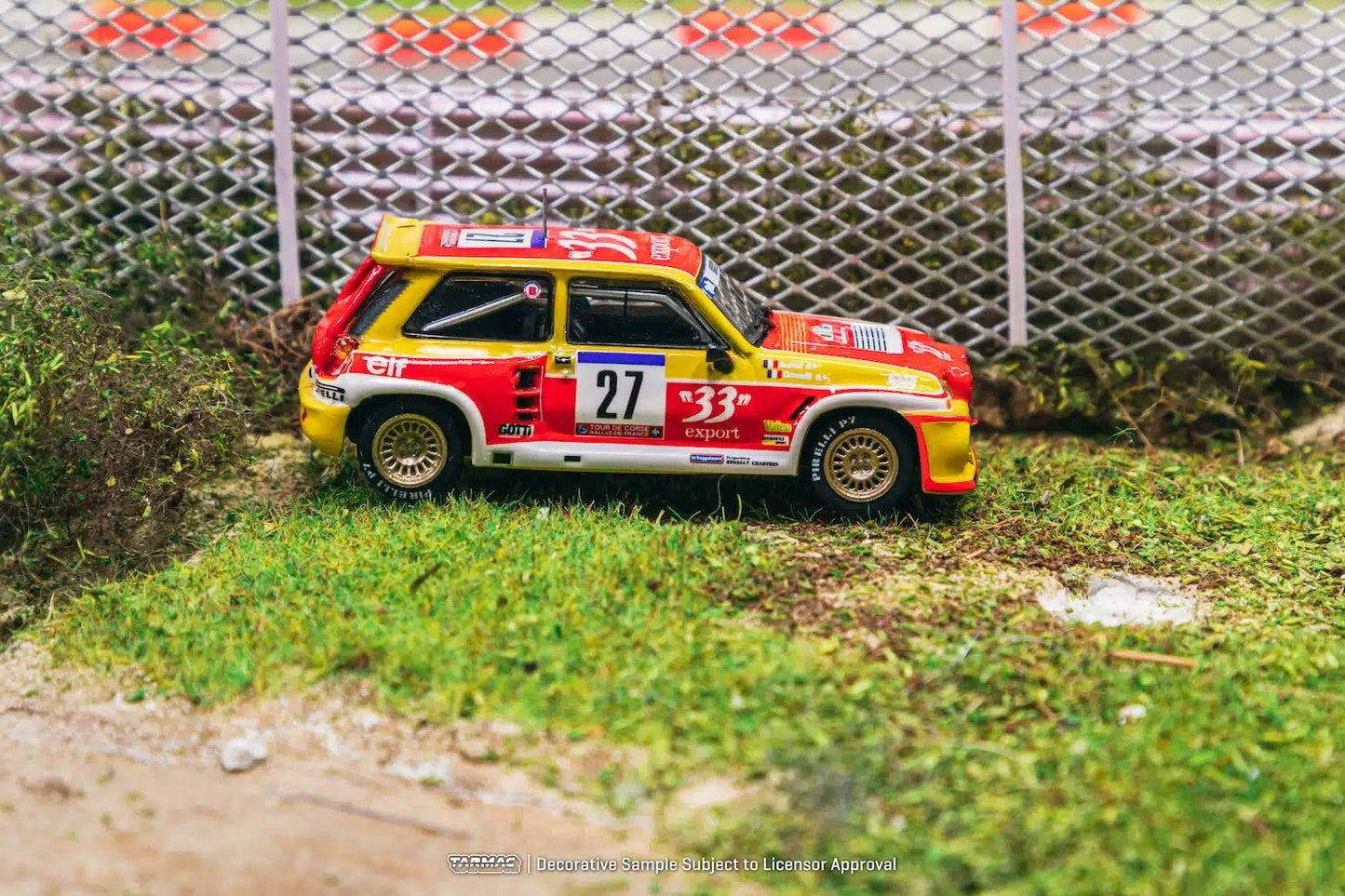 Tarmac Works - Renault 5 MAXI Turbo Tour de Corse – Rallye de France 1985 Didier Auriol / Bernard Occelli - HOBBY64 - Scale 1/64 T64-TL061-85TDC27