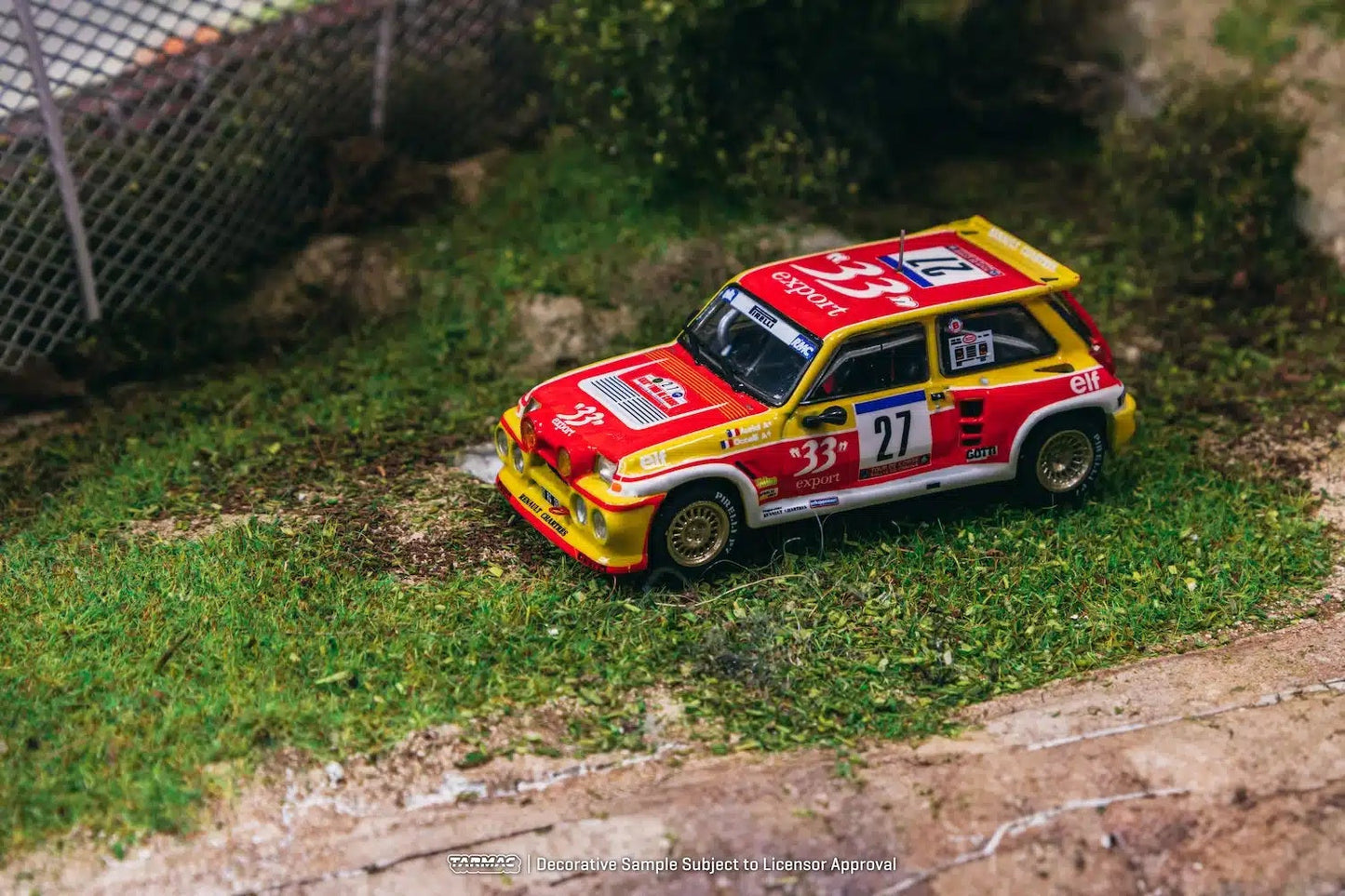 Tarmac Works - Renault 5 MAXI Turbo Tour de Corse – Rallye de France 1985 Didier Auriol / Bernard Occelli - HOBBY64 - Scale 1/64 T64-TL061-85TDC27