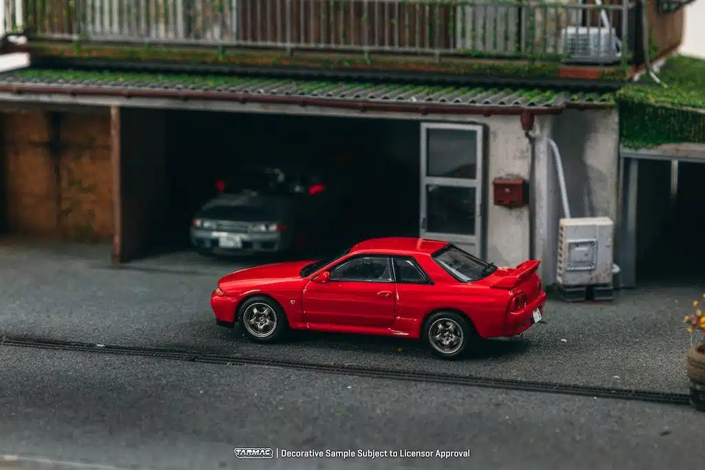 Tarmac Works - Nissan Skyline GT-R (BNR32) Red - J-Collection - Scala 1/64 JC64-008-RD
