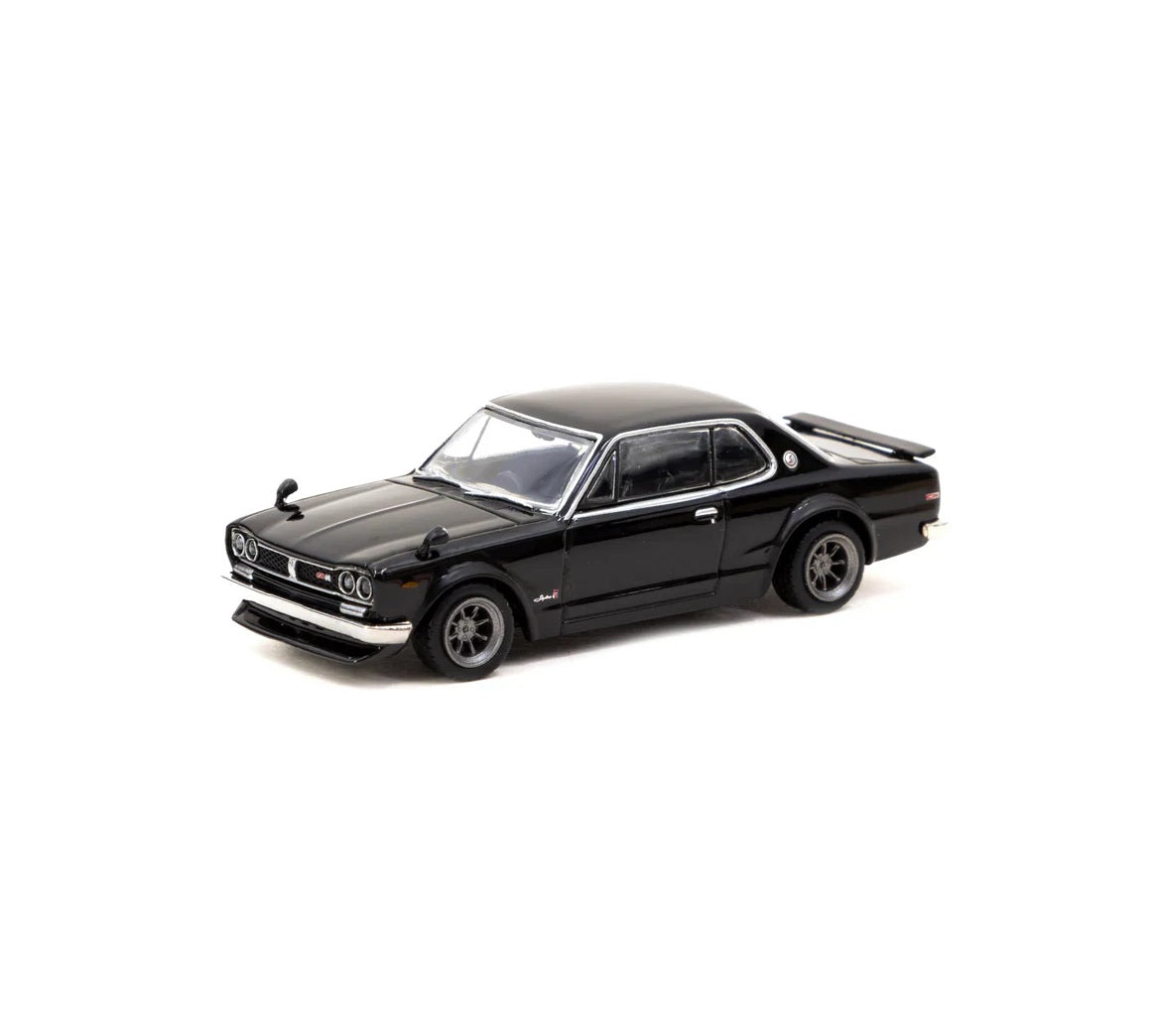 Tarmac Works - Nissan Skyline 2000 GT-R (KPGC10) Black "Global64" Series MiJo Exclusives - Scala 1/64 T64G-043-BK