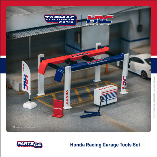 Tarmac Works - Coffret d'outils de garage Honda Racing - PARTS64 - Échelle 1/64 T64A-TL001-HRC