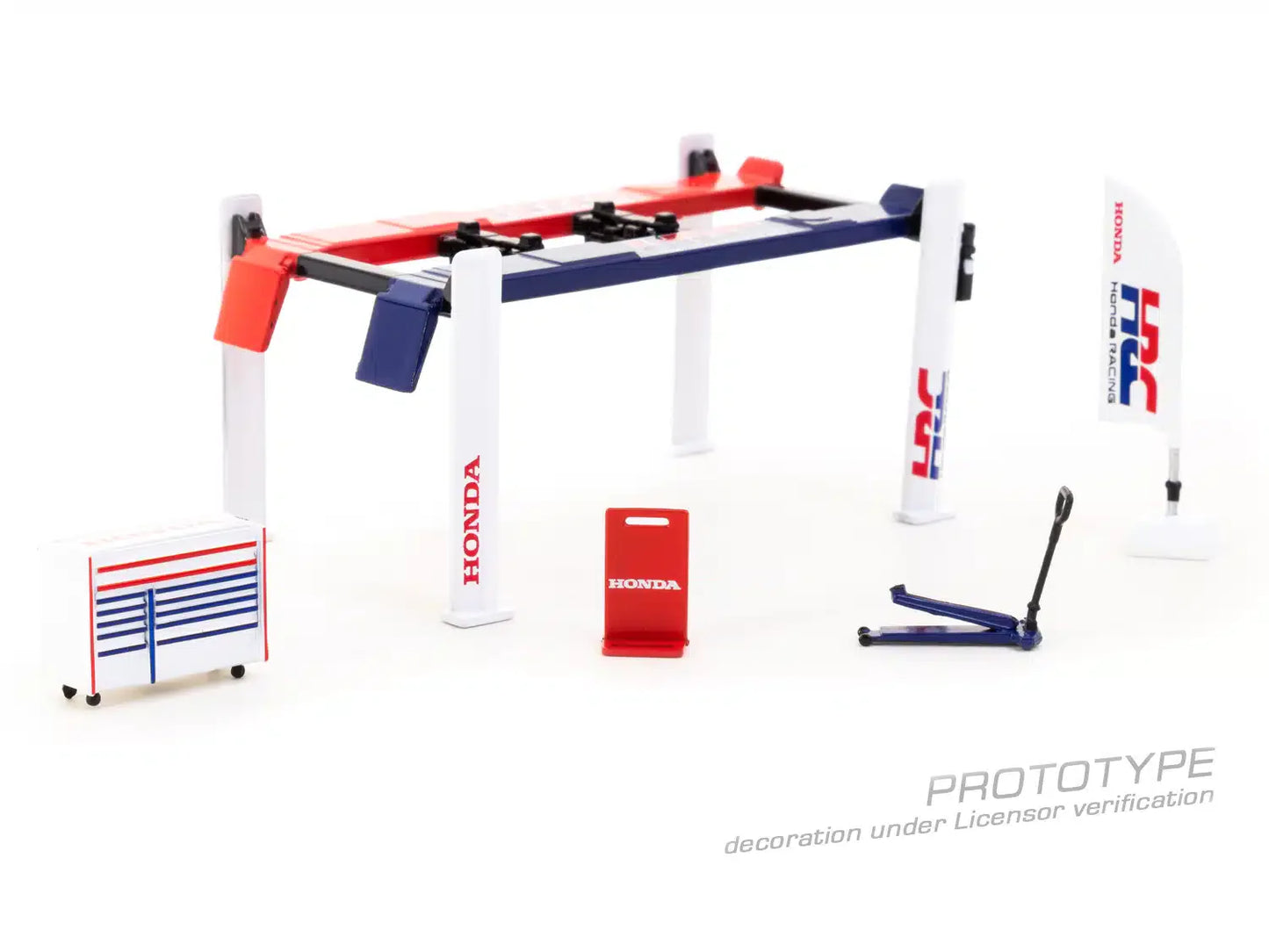 Tarmac Works - Garage tools set Honda Racing - PARTS64 - Scale 1/64 T64A-TL001-HRC