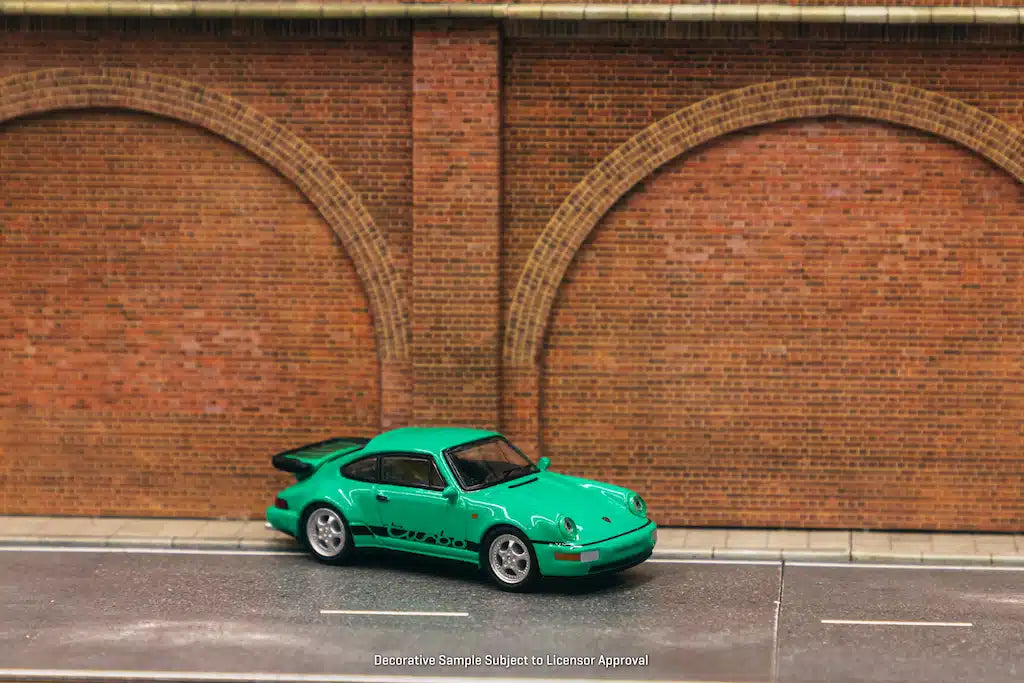 Tarmac Works - Porsche 911 Turbo Green - COLLAB64 Schuco - Scale 1/64 T64S-009-GR