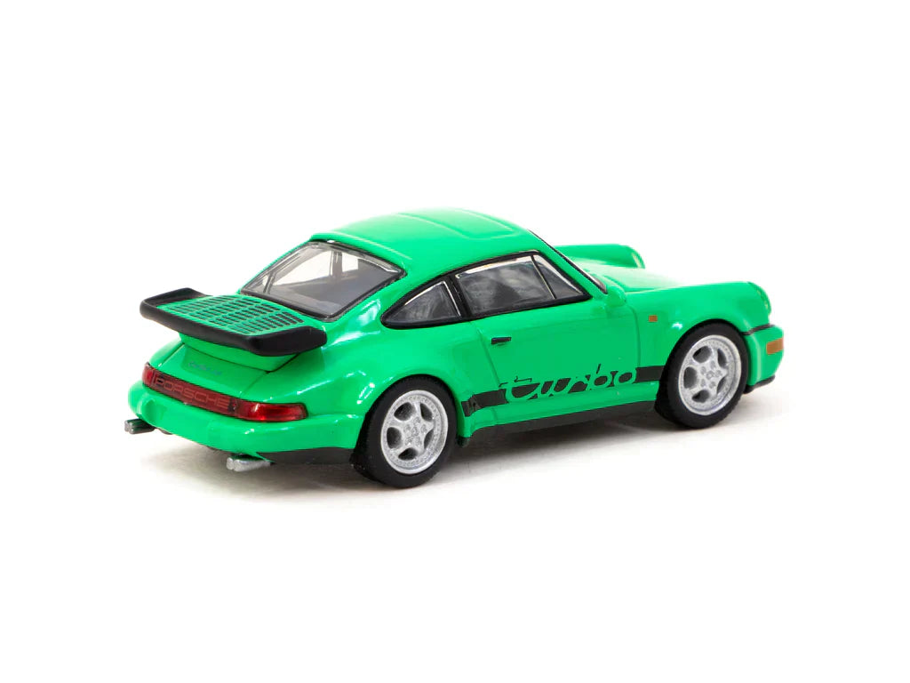 Tarmac Works - Porsche 911 Turbo Green - COLLAB64 Schuco - Scale 1/64 T64S-009-GR