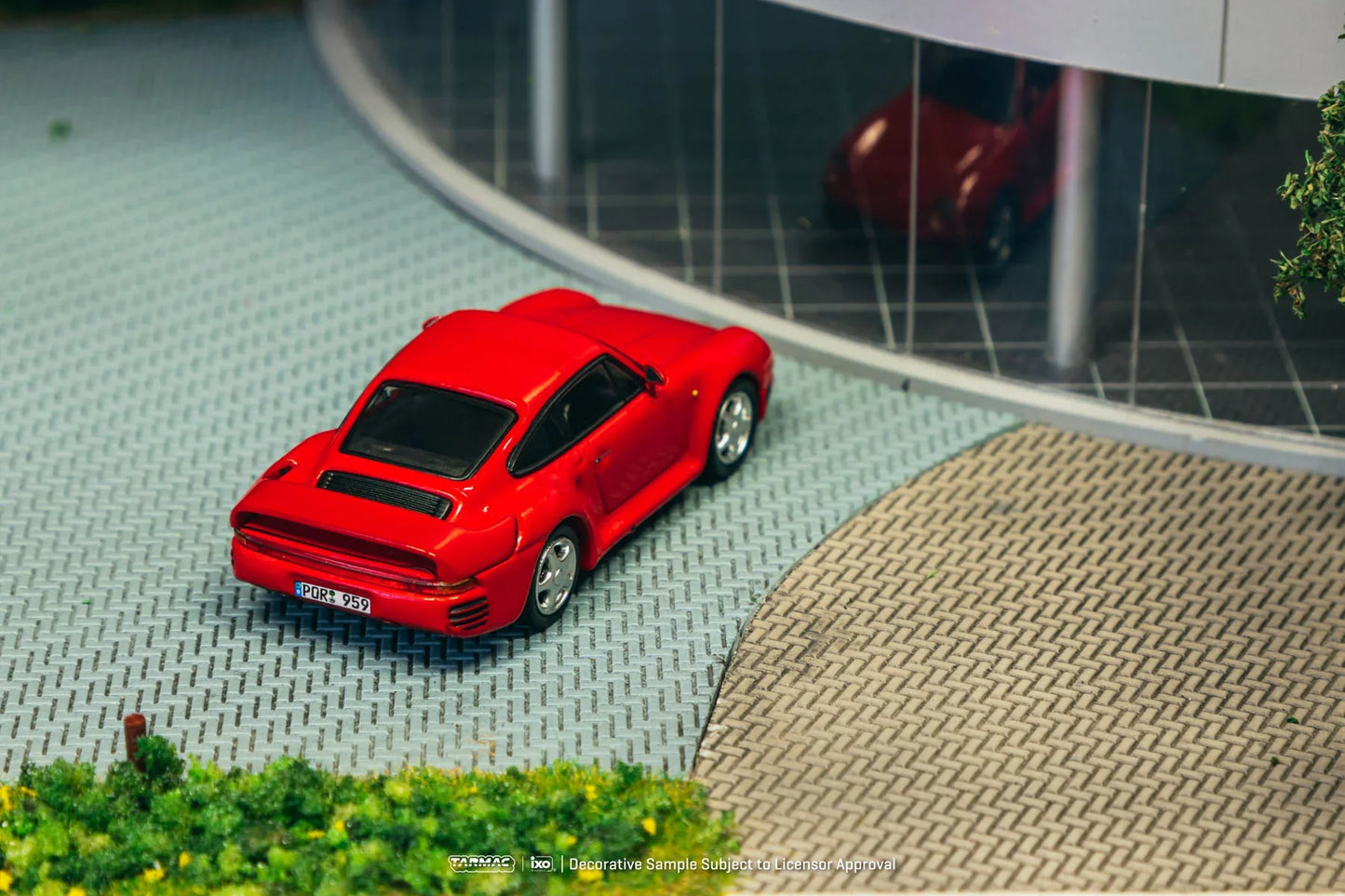 Tarmac Works - Porsche 959 Red - GLOBAL64 - Scale 1/64 T64G-068-RE