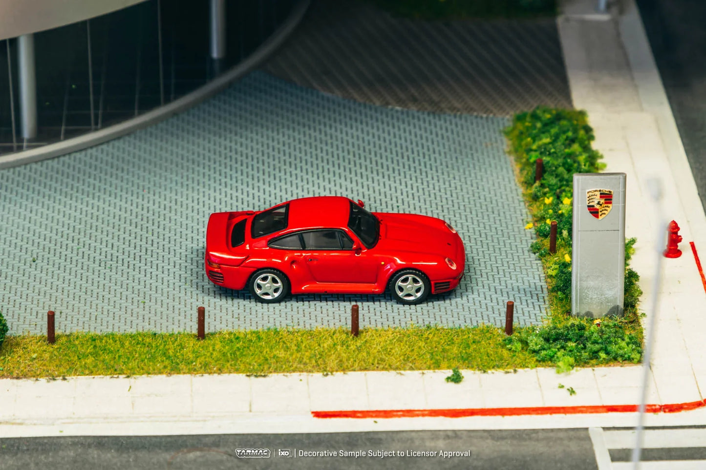 Tarmac Works - Porsche 959 Red - GLOBAL64 - Scale 1/64 T64G-068-RE