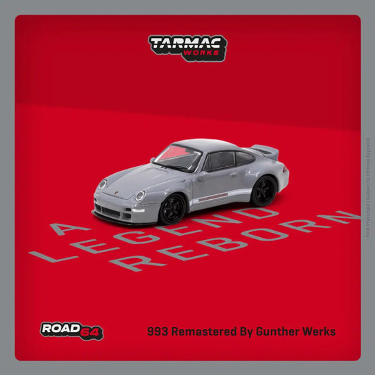 Tarmac Works - 993 Remastered By Gunther Werks Grey - ROAD64 - Scala 1/64 T64R-TL054-GY