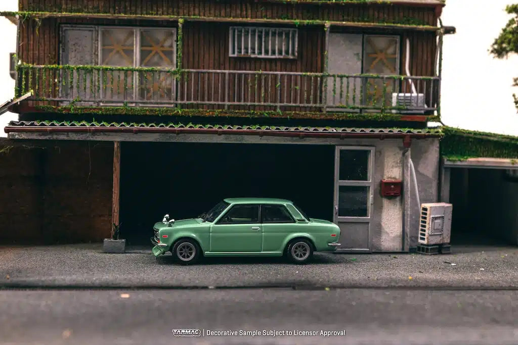Tarmac Works - Datsun 510 Light Green  - ROAD64 - Scala 1/64 T64R-052-GR
