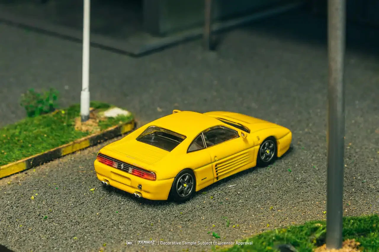 Tarmac Works - Ferrari 348 Challenge Yellow - ROAD64 - Scale 1/64 T64R-082-YL