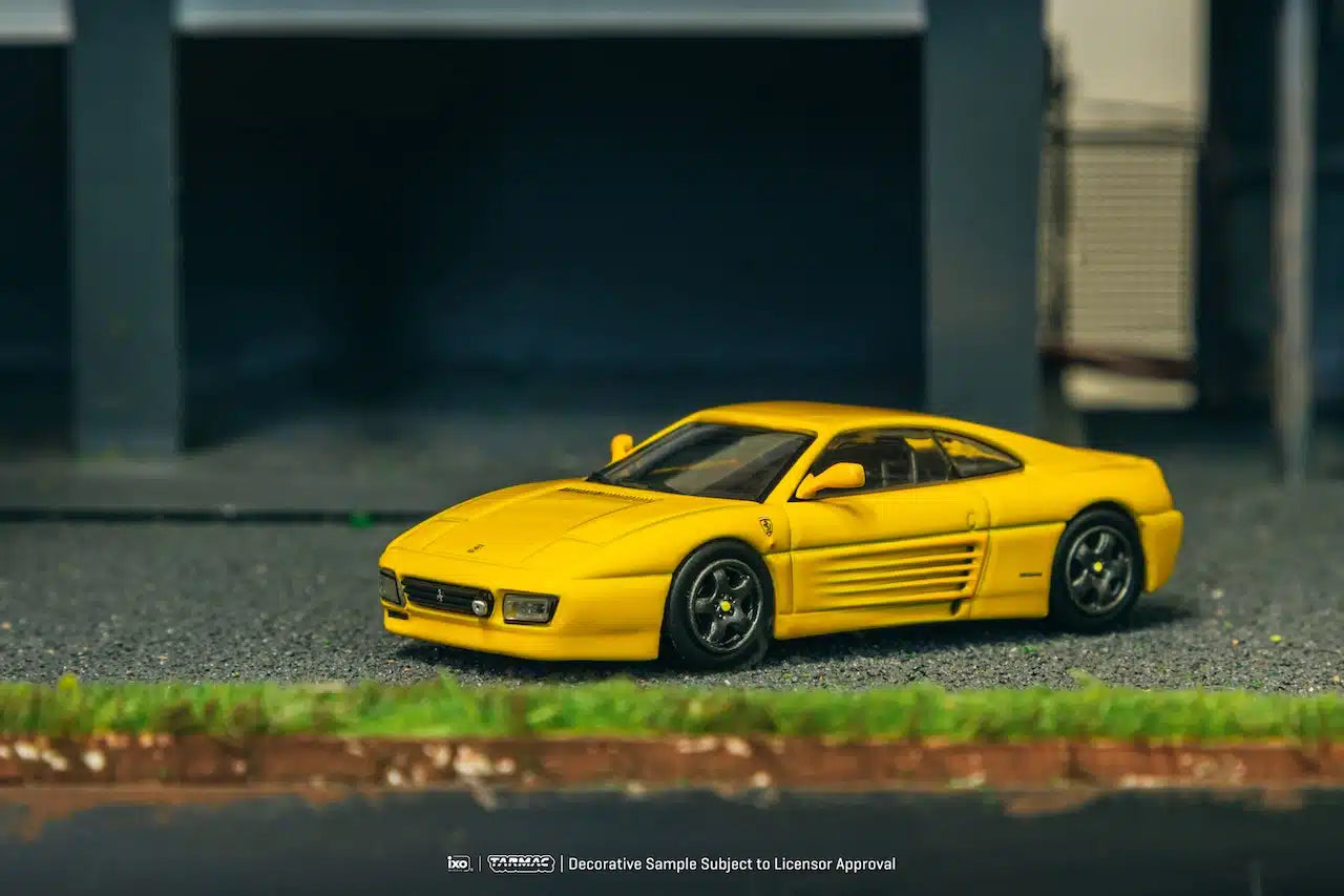 Tarmac Works - Ferrari 348 Challenge Yellow - ROAD64 - Scale 1/64 T64R-082-YL