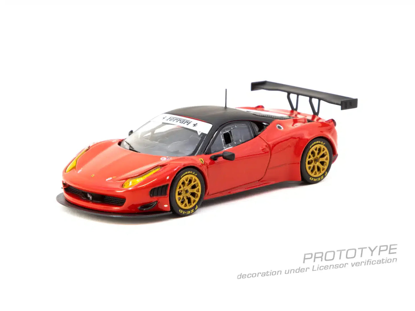 Tarmac Works - Ferrari 458 Italia GT3 Red - ROAD64 - Scale 1/64 T64R-073-RE