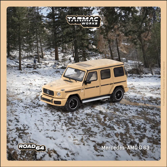 Tarmac Works - Mercedes-AMG G 63 Brown - ROAD64 - Scale 1/64 T64R-040-BR