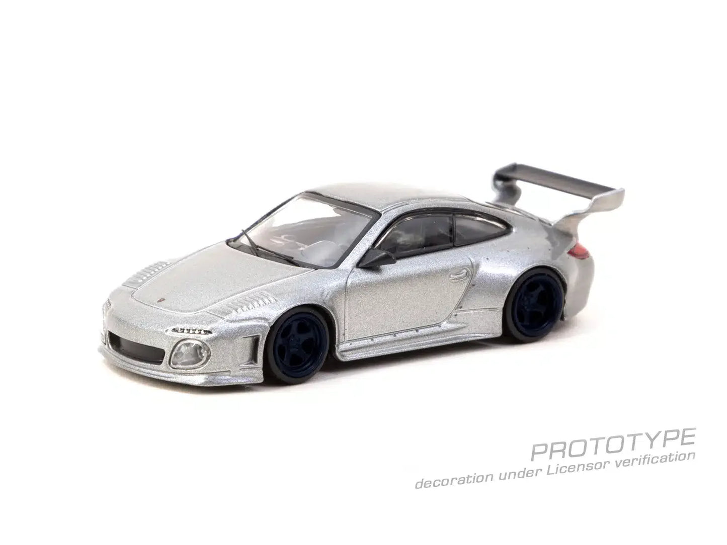 Tarmac Works - Porsche Old &amp; New 997 Gray Metallic - ROAD64 - Scale 1/64 T64R-TL053-GRY