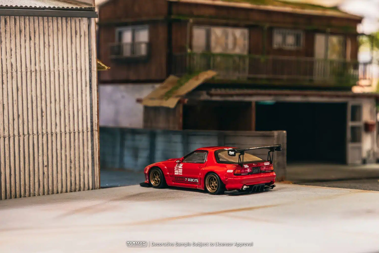 Tarmac Works - Pandem Mazda RX-7 FC3S Red - ROAD64 - Scala 1/64 T64R-066-RE
