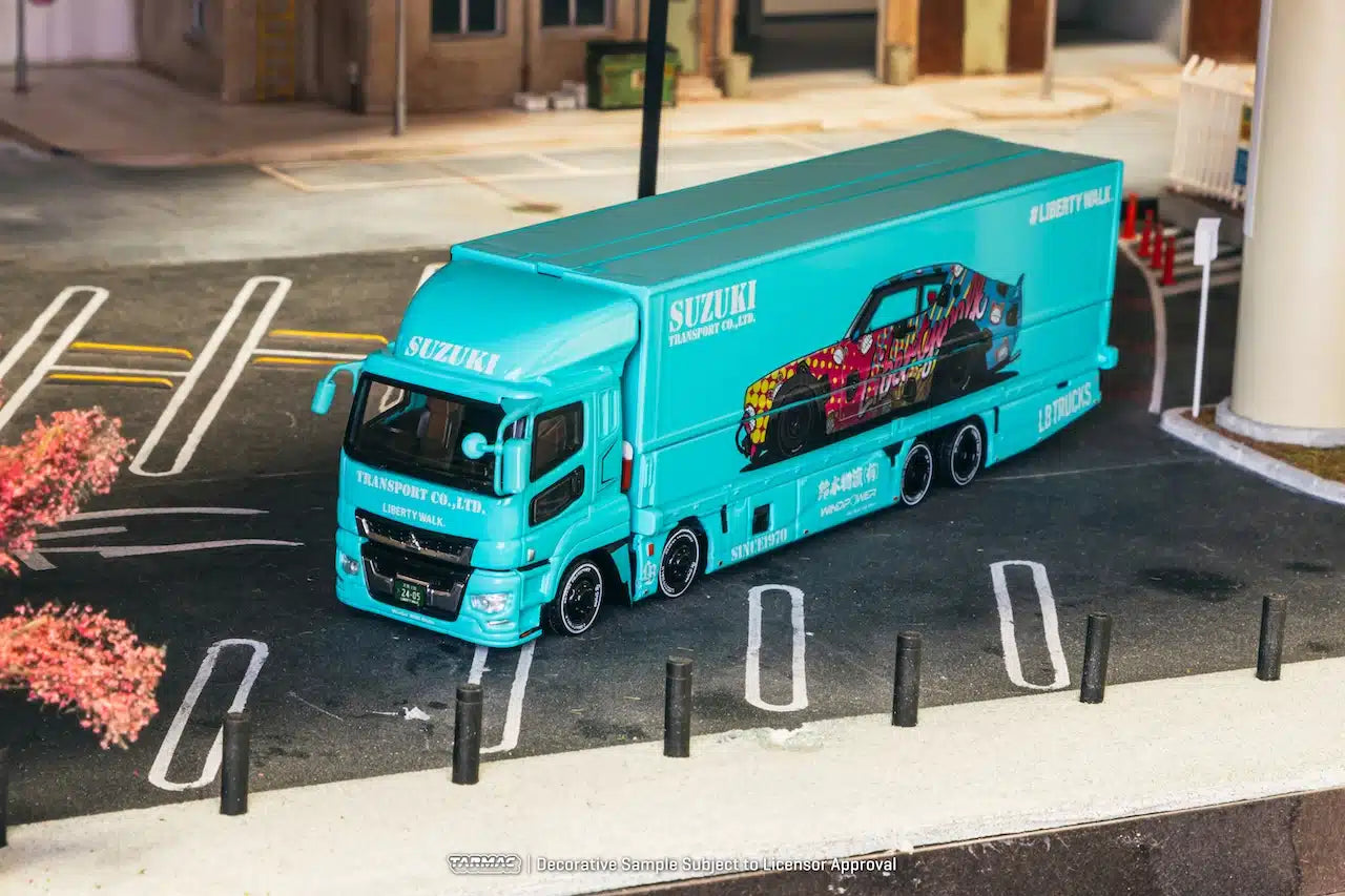 Tarmac Works - Mitsubishi Fuso Super Great LB-TRUCKS "LBWK" - TRUCK64 - Scale 1/64 T64T-TL001-LBS