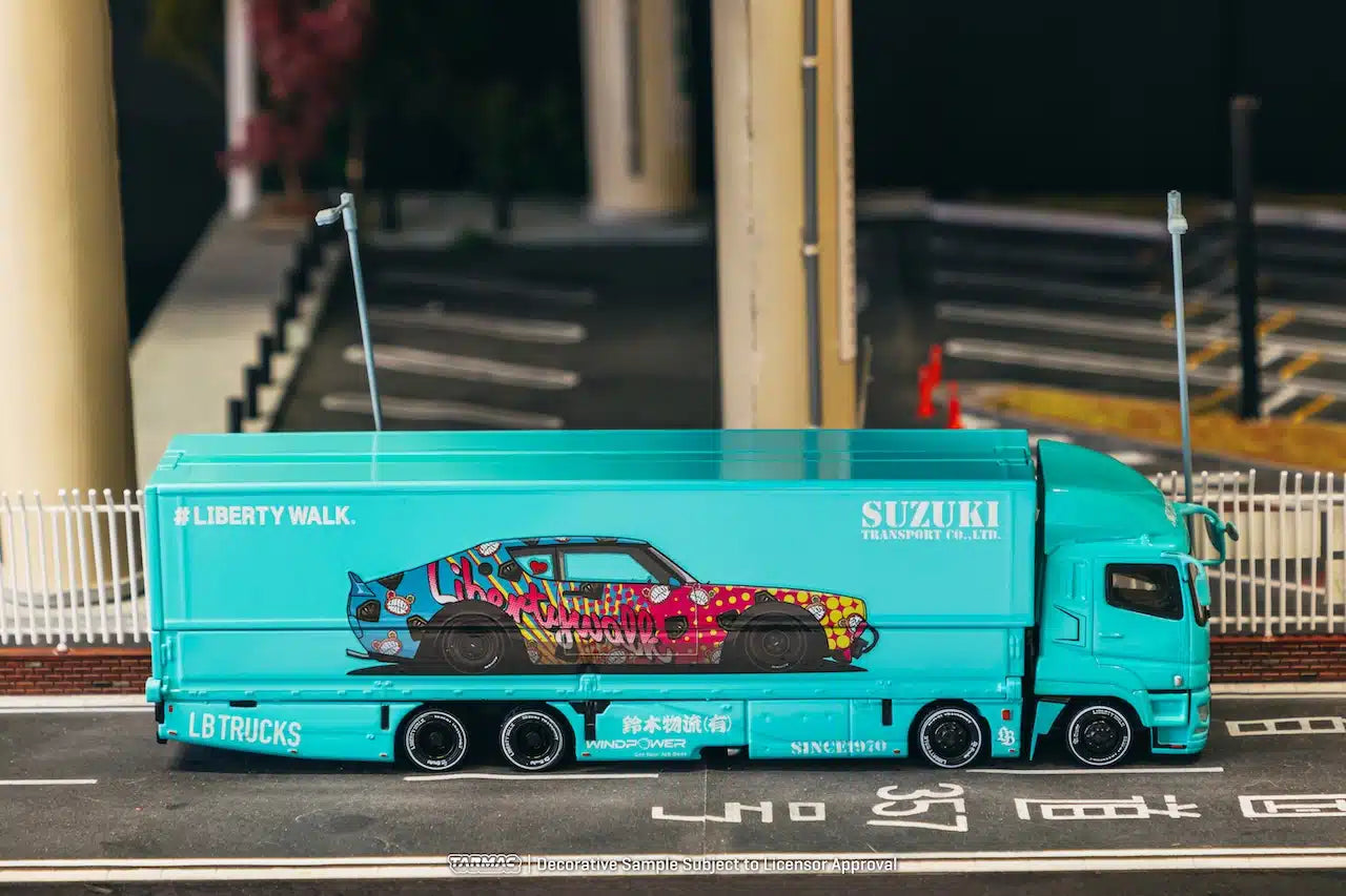 Tarmac Works - Mitsubishi Fuso Super Great LB-TRUCKS "LBWK" - TRUCK64 - Scale 1/64 T64T-TL001-LBS