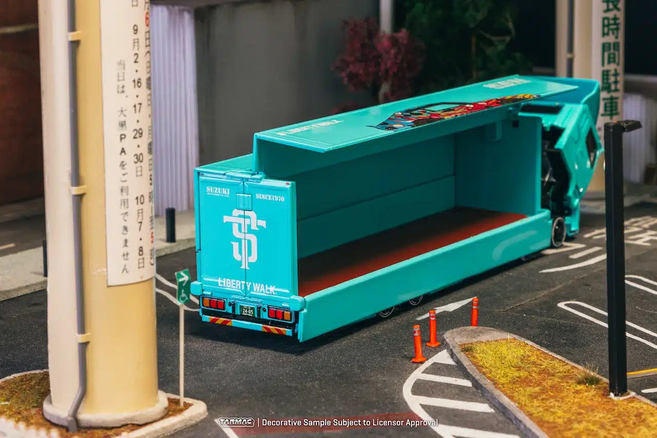 Tarmac Works - Mitsubishi Fuso Super Great LB-TRUCKS "LBWK" - TRUCK64 - Scale 1/64 T64T-TL001-LBS