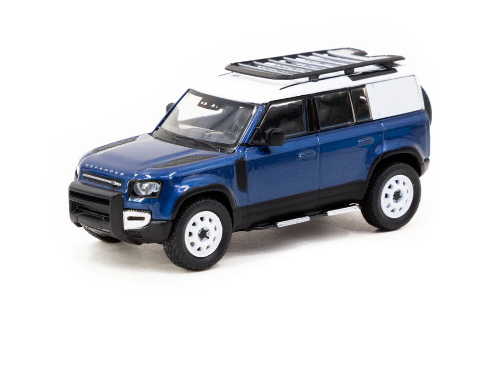 Tarmac Works - Land Rover Defender 110 Blue - Scala 1/64 T64G-020-BLTarmac Works -