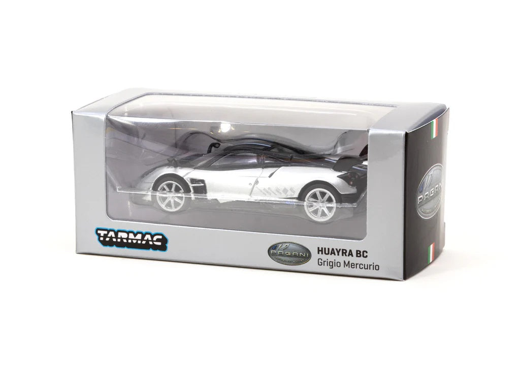 Tarmac Works - Pagani Huayra BC Grey Mercury - 1/64 Scale T64G-TL014-SL