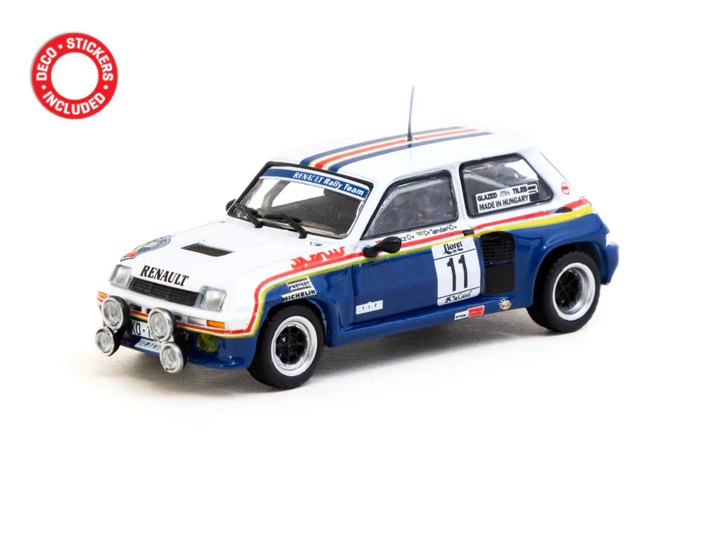 Tarmac Works - Renault 5 Turbo #11 Rally Costa Brava (1985) - HOBBY64 - Scale 1/64 T64-TL060-85RCB11